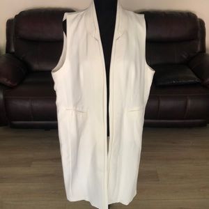 White Blazer Vest